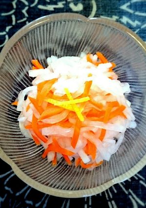 【常備菜】おせちやビビンバに！紅白なます-レシピのメイン写真