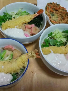 2016年➡年越し蕎麦✨とろろ♦海老天✨-レシピのメイン写真