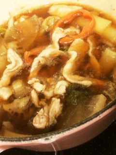 焼きネギと豚肉のそばつゆ-レシピのメイン写真