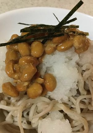 おろし納豆蕎麦-レシピのメイン写真