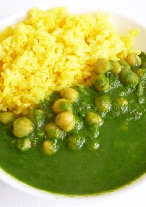 サグダールカレー　ほうれん草と豆のカレー-レシピのメイン写真