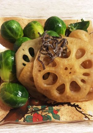 芽キャベツと蓮根のおひたし-レシピのメイン写真