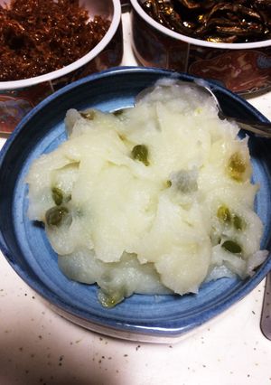 エンドウ豆と長芋のきんとん-レシピのメイン写真