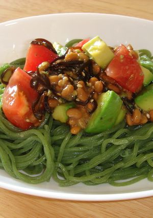 アボカド納豆そば-レシピのメイン写真