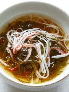 がごめ昆布とかにかまの酢の物-レシピのメイン写真