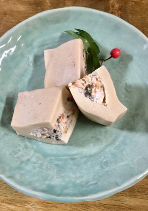 おせちに 高野豆腐の鶏肉詰め-レシピのメイン写真