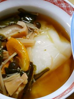 ほうれん草ときのこのお雑煮♪お吸い物にも-レシピのメイン写真