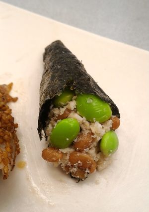 イソフラボンチャージ!おから納豆海苔巻き-レシピのメイン写真