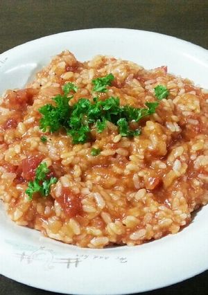 トマトチーズリゾット-レシピのメイン写真