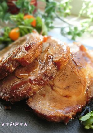 圧力鍋でとろける♡肩ロースの焼き豚-レシピのメイン写真