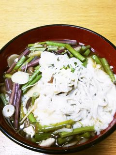 年越しそばにも!山菜とろろそば-レシピのメイン写真