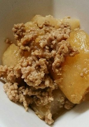 ほっこりっ大根とひき肉の煮物-レシピのメイン写真