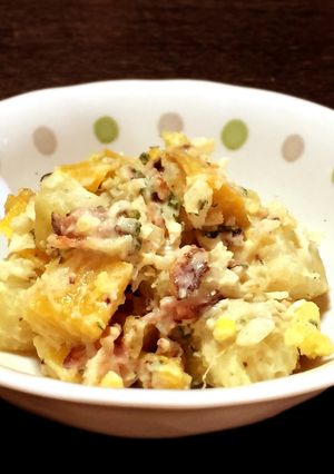 甘み優しいサツマイモのポテサラ-レシピのメイン写真