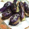 ポン酢でいただくナスのひき肉はさみ揚げ