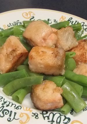 サーモンといんげんのホットサラダ-レシピのメイン写真