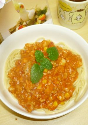卵入りチリあまスパゲッティ-レシピのメイン写真