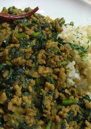 ほうれん草のドライカレー-レシピのメイン写真