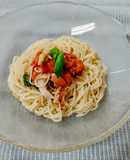 冷凍トマトでイタリアン冷製そうめん