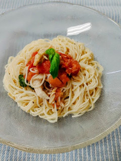 冷凍トマトでイタリアン冷製そうめん-レシピのメイン写真