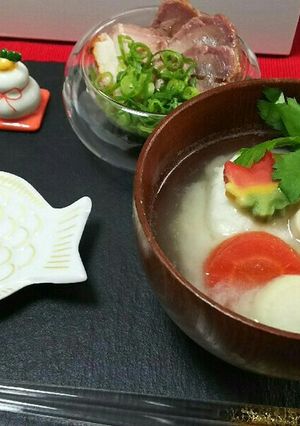 我が家のお雑煮♡白味噌仕立て♡-レシピのメイン写真