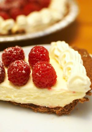 GFラズベリーホワイトチョコチーズタルト-レシピのメイン写真