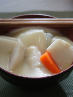 京都の白味噌お雑煮-レシピのメイン写真