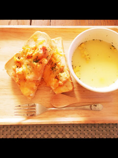 朝ごはん・簡単エッグトースト-レシピのメイン写真