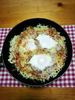 キャベツと豚卵焼き-レシピのメイン写真