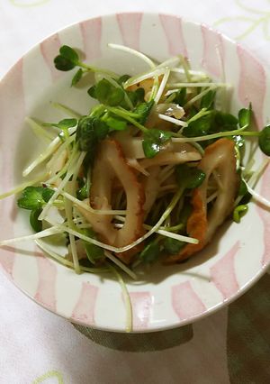 竹輪とカイワレのスピードおかず-レシピのメイン写真