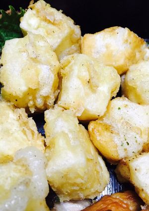 お餅の天ぷら★揚げただけ！-レシピのメイン写真