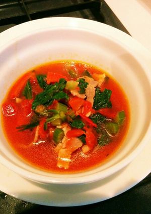 【簡単】セロリのトマトスープ-レシピのメイン写真