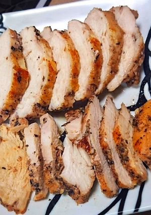 鳥むね肉でスパイシー香味焼き♪-レシピのメイン写真