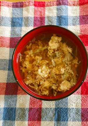 簡単!みょうがと卵のお吸い物♪-レシピのメイン写真