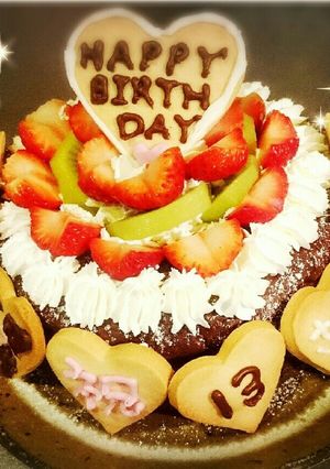 誕生日ケーキ-レシピのメイン写真