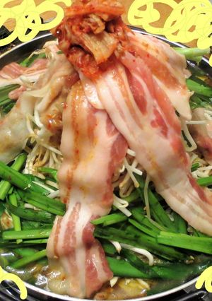 すき焼き鍋で♪ちりとり鍋-レシピのメイン写真