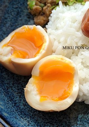 茹でて漬けるだけ！半熟♡味たまご-レシピのメイン写真
