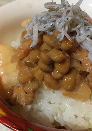 納豆とキムチのご飯-レシピのメイン写真