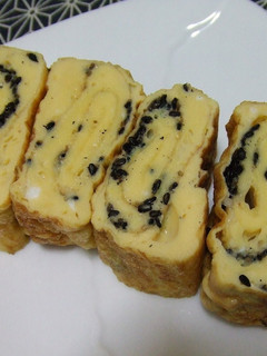 黒ごまチーズ玉子焼き-レシピのメイン写真