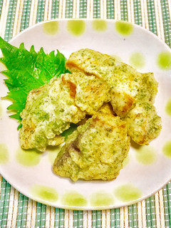 残ったお魚(刺身)の磯辺揚げ~♪-レシピのメイン写真