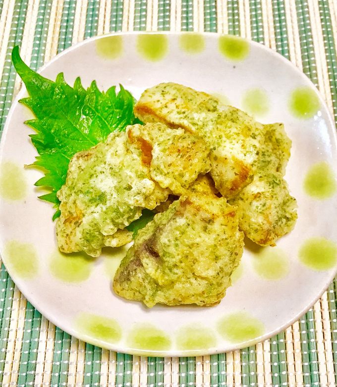 残ったお魚(刺身)の磯辺揚げ～♪-レシピのメイン写真