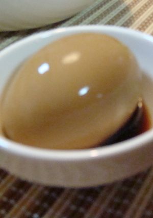 ニンニクピリリ☆ご飯も進む！味付け玉子-レシピのメイン写真