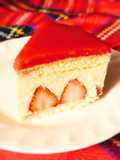 糖質制限◆苺のフレジェ風ケーキ