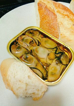 牡蠣缶詰の和風アヒージョ-レシピのメイン写真