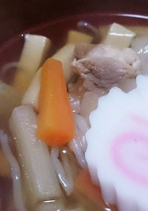 めんつゆで簡単♪仙台のお雑煮☆-レシピのメイン写真