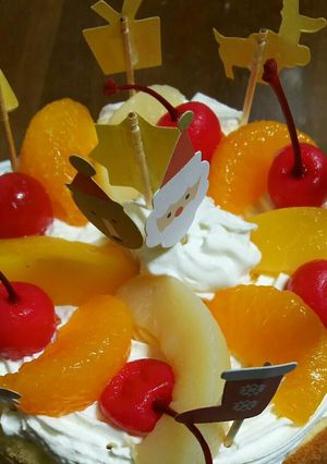 デコだけ☆クリスマスケーキ-レシピのメイン写真