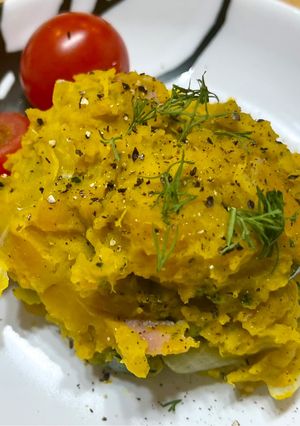 かぼちゃとベーコンのホットサラダ-レシピのメイン写真