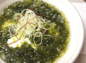 おぼろ豆腐とアオサ海苔の白だし汁-レシピのメイン写真