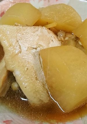 圧力鍋で♪簡単ぶりカマ大根-レシピのメイン写真