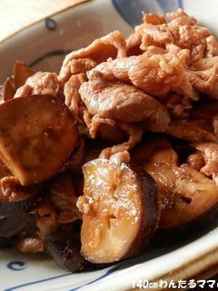 簡単★豚肉とナスのプチッとキムチ炒め-レシピのメイン写真