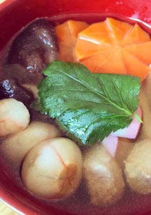 鶏だし 我が家のお雑煮-レシピのメイン写真